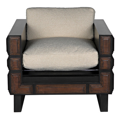 Noir Bonfantini Chair W/Us Made Cushions