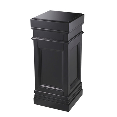 Eichholtz Marceau Column - Waxed Black Finish