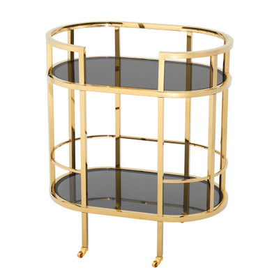 Eichholtz Townhouse Trolley - Gold Finish