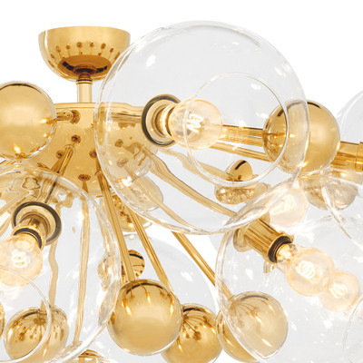 Eichholtz Soleil Ceiling Lamp - Gold Finish