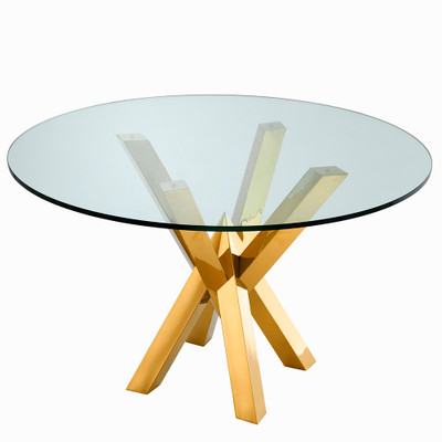 Eichholtz Triumph Dining Table - Gold Finish