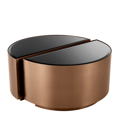 Eichholtz Astra Set Of 2 Side Table - Brushed Copper Finish