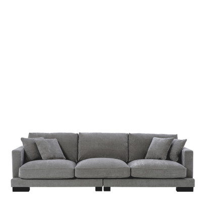 Eichholtz Tuscany Sofa - Clarck Grey - Black Feet