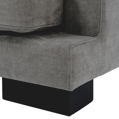 Eichholtz Tuscany Sofa - Clarck Grey - Black Feet