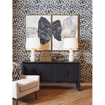 Worlds Away Small Rectangle Brass Box - Resin Appliques