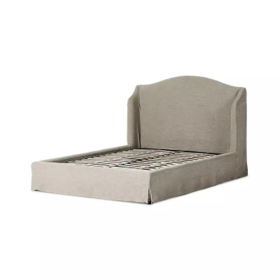 Four Hands Meryl Slipcover Bed - Queen - Broadway Stone