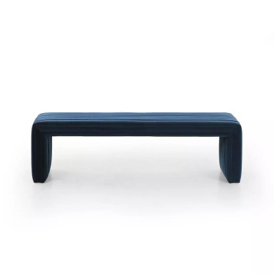 Four Hands Augustine Bench - Sapphire Navy