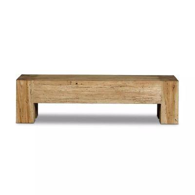 Four Hands Abaso Accent Bench - Rustic Wormwood Oak