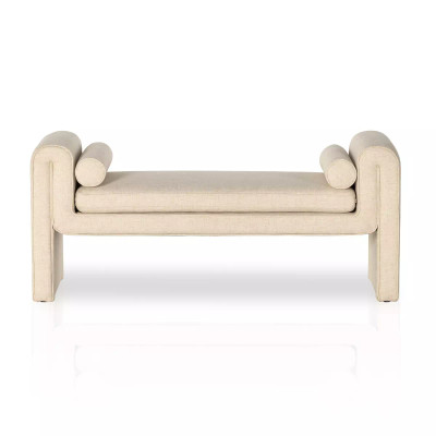 Four Hands Mitchell Accent Bench - Thames Cream