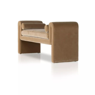 Four Hands Mitchell Accent Bench - Surrey Camel