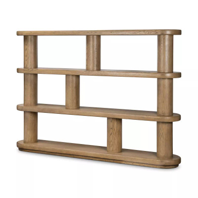 Four Hands Luciana Bookcase - Smoked Oak