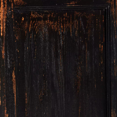 Four Hands The "You Will Need A Lot Of Hinges" Cabinet - Distressed Burnt Black