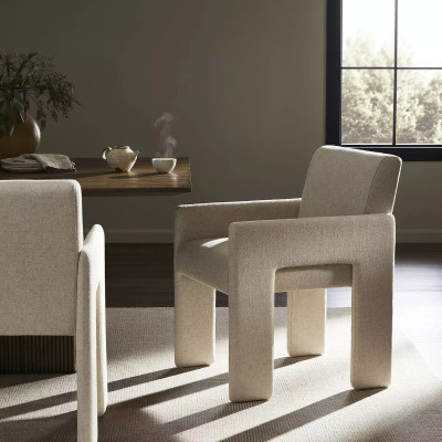 Four Hands Amur Dining Armchair - Antwerp Natural