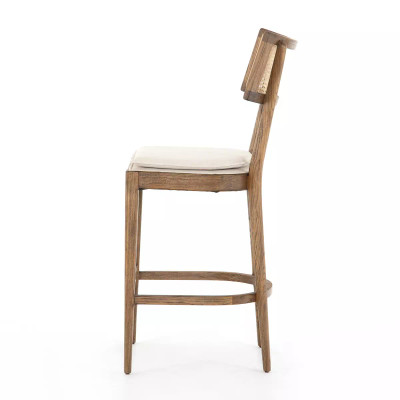 Four Hands Britt Bar Stool - Toasted Nettlewood W/ Savile Flax (Closeout)