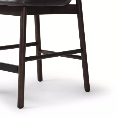 Four Hands Sora Armless Counter Stool - Sonoma Black