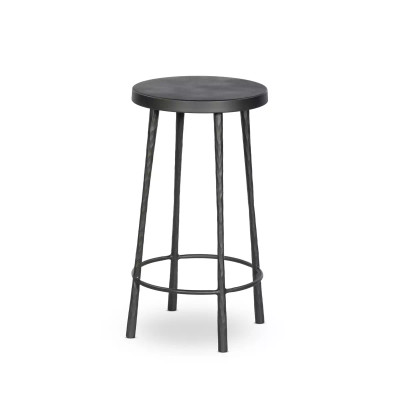 Four Hands Westwood Counter Stool - Hammered Gunmetal