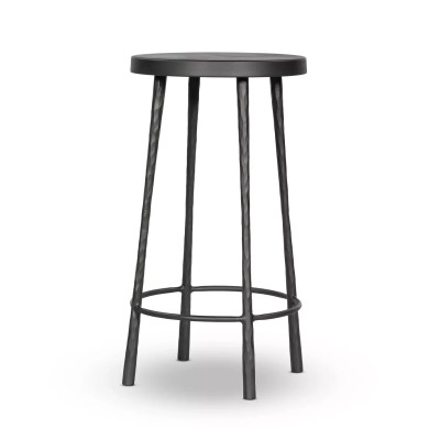 Four Hands Westwood Counter Stool - Hammered Gunmetal