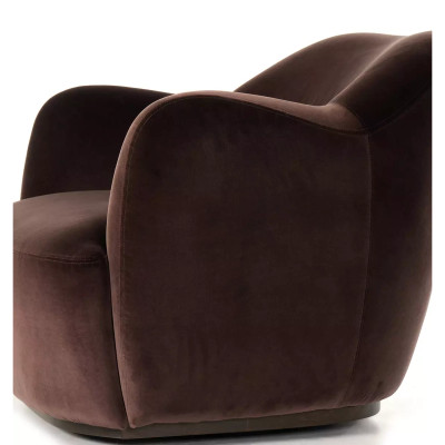 Four Hands Julius Swivel Chair - Surrey Cocoa