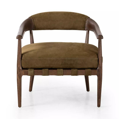 Four Hands Dane Chair - Cottswald Moss Nubuck