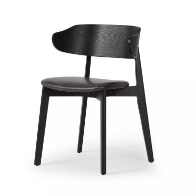 Four Hands Franco Upholstered Dining Chair - Sonoma Black