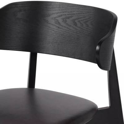 Four Hands Franco Upholstered Dining Chair - Sonoma Black
