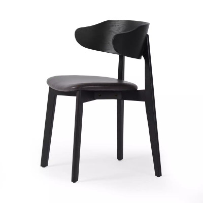 Four Hands Franco Upholstered Dining Chair - Sonoma Black