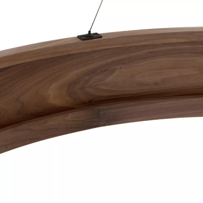 Four Hands Baum Chandelier - Dark Walnut - Small