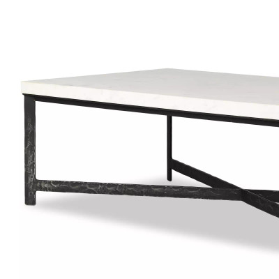Four Hands Hammered Iron Coffee Table