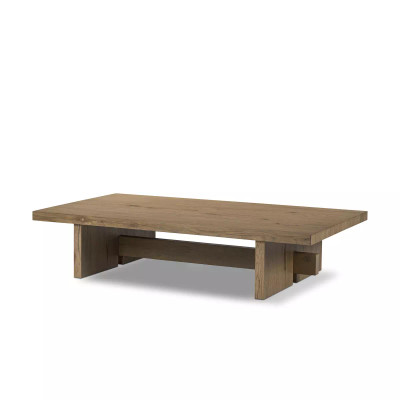 Four Hands Isaac Coffee Table - Rubbed Light Oak