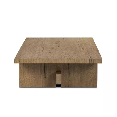 Four Hands Isaac Coffee Table - Rubbed Light Oak