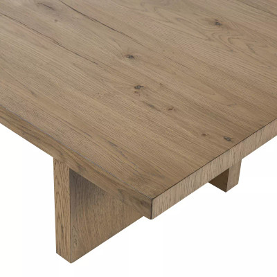 Four Hands Isaac Coffee Table - Rubbed Light Oak
