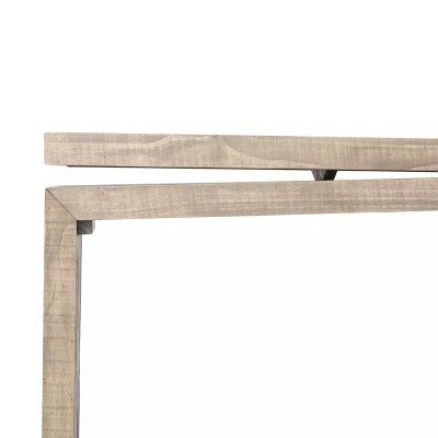 Four Hands Matthes Large Console Table - Weathered Wheat - 94"