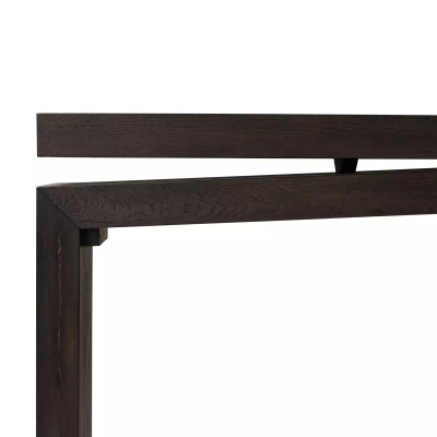 Four Hands Matthes Oak Console Table - Smoked Black