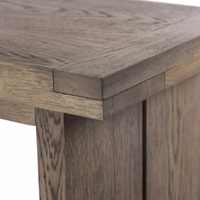 Four Hands Warby Console Table - Worn Oak Veneer