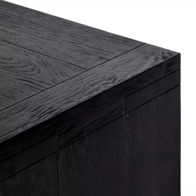 Four Hands Warby Sideboard - Worn Black Veneer