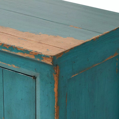 Four Hands It Takes An Hour Sideboard - Distressed Blue - 63"