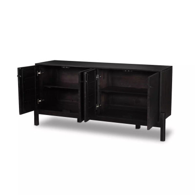 Four Hands Reza Sideboard - Worn Black Parawood