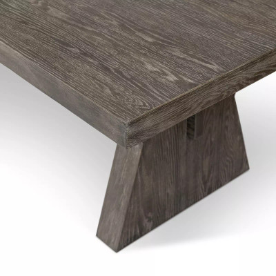 Four Hands Tia Dining Table - Black Burnt Oak