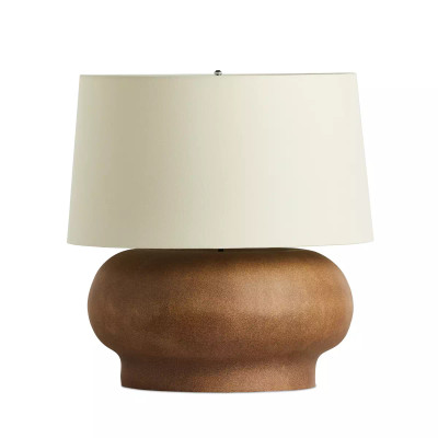 Four Hands Kragen Table Lamp - Dark Sand Porcelain