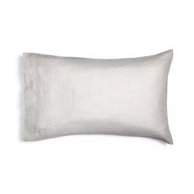 Four Hands Sable Pillowcase, Set Of 2 - Sabel Light Grey - Queen