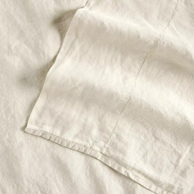 Four Hands Sable Flat Sheet - Sable White Sand - Queen