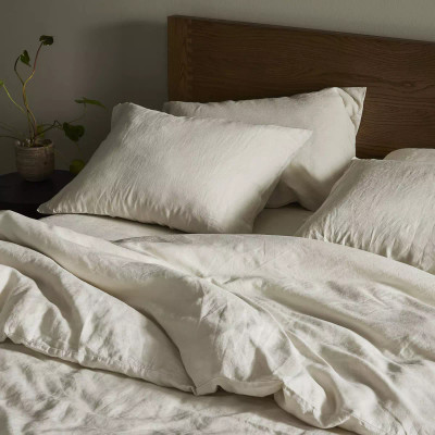 Four Hands Sable Flat Sheet - Sable White Sand - Queen