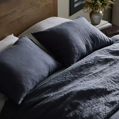 Four Hands Sable Duvet Cover - Sable Navy - King