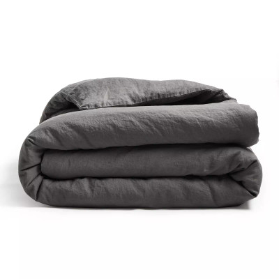 Four Hands Sable Duvet Cover - Sable Dark Grey - King