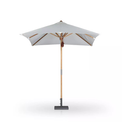 Four Hands Baska Outdoor Rectangular Umbrella - Arashi Salt