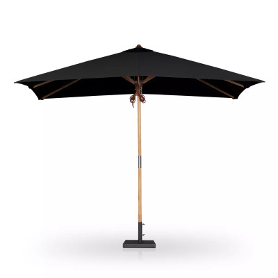 Four Hands Baska Outdoor Rectangular Umbrella - Arashi Black