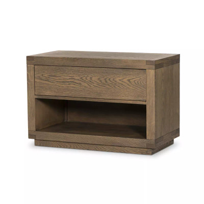 Four Hands Warby Nightstand - Worn Oak Veneer