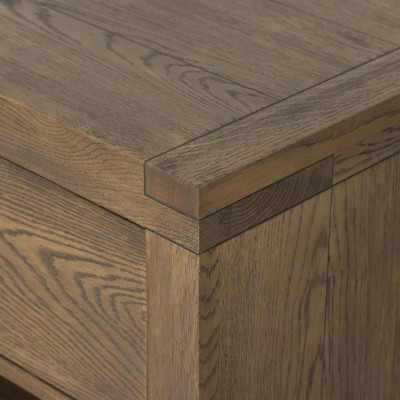 Four Hands Warby Nightstand - Worn Oak Veneer