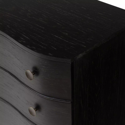 Four Hands Tiago Nightstand - Distressed Black