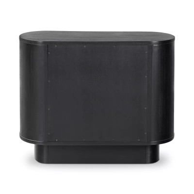 Four Hands Paden Nightstand - Aged Black Acacia